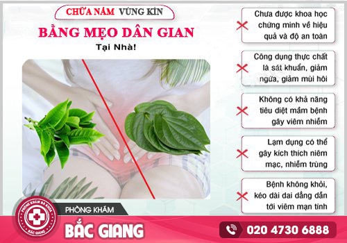 Chữa nấm vùng kín tại nhà có thể đẩy lùi được bệnh?