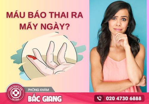 máu báo thai ra mấy ngày