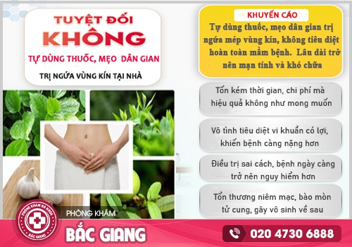 Có cách trị ngứa mép vùng kín tại nhà không?