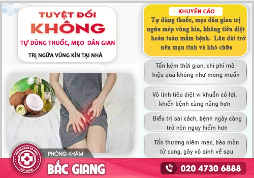 Trị ngứa vùng kín tại nhà có hiệu quả không?