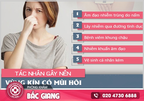 cách trị mùi hôi vùng kín