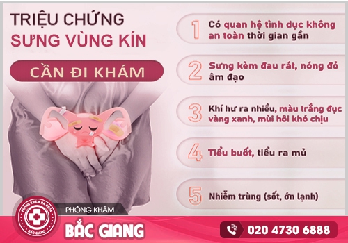 Chữa sưng vùng kín tại nhà